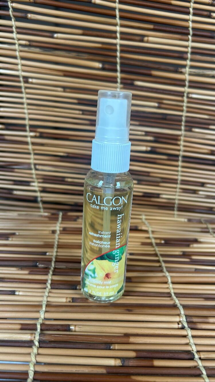 Vintage CALGON Take Me Away Ahh Spa Hawaiian Ginger Body Mist Spray 2 Oz NOS